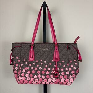Michael Kors Cherry Blossom Floral Tote Purse